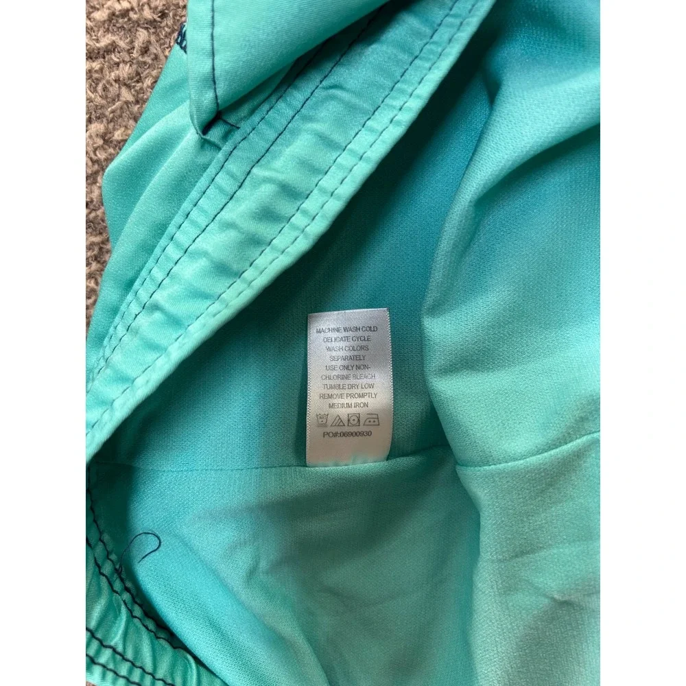 Meekos By KingSize Swim Trunks Mens 4XL Big Blue Colorblock Board Shorts